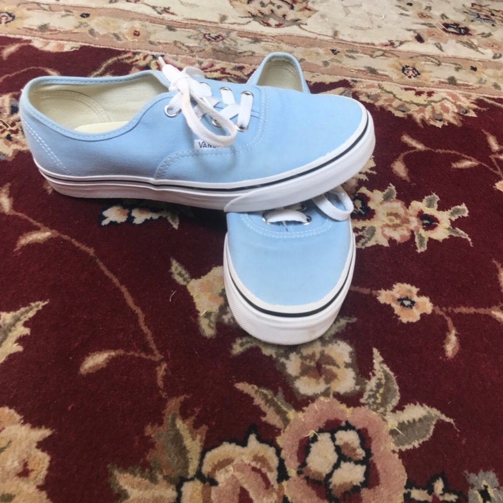 Light blue vans